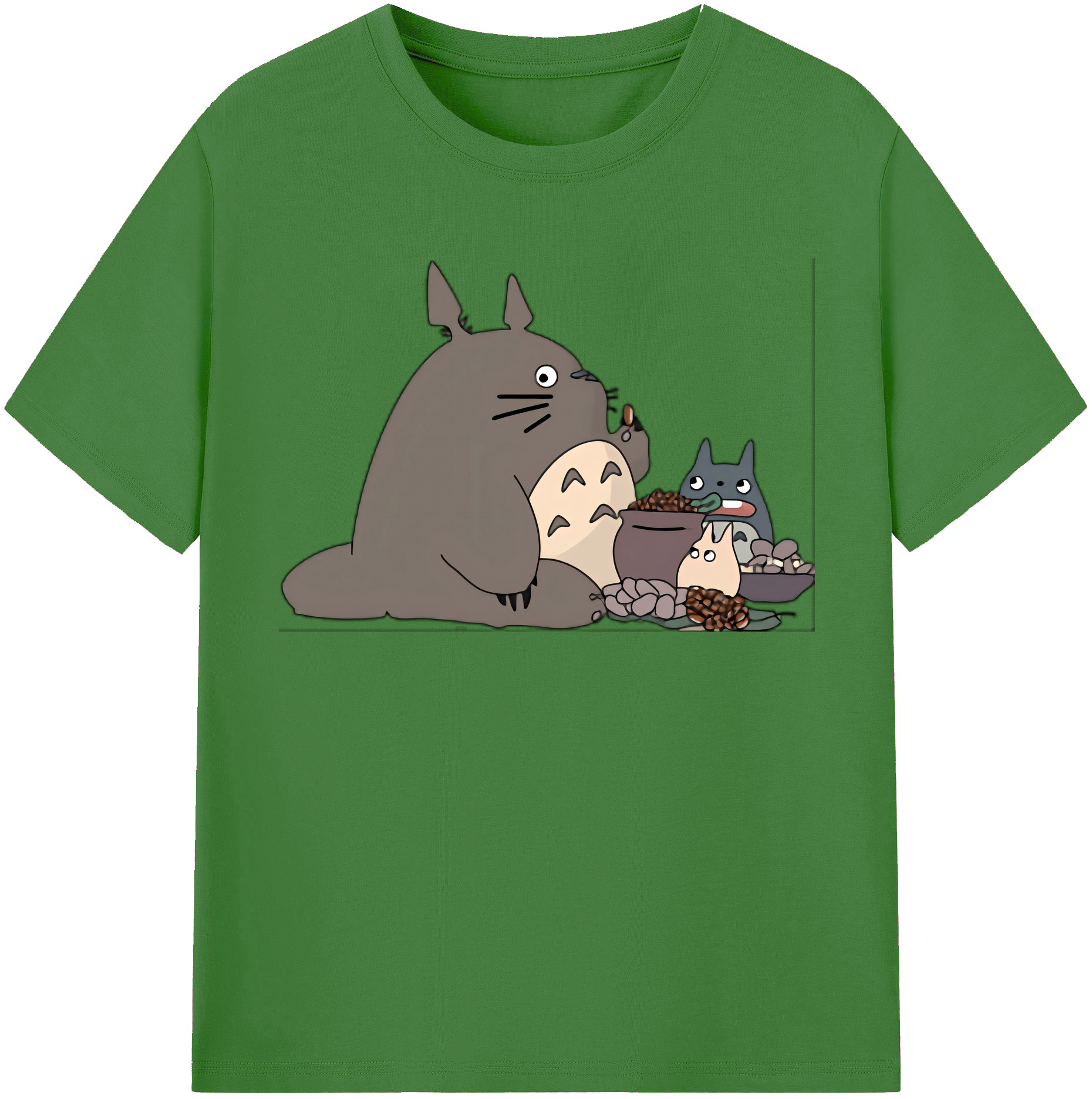 （画像用） となりのトトロ 草壁メイ 草壁サツキ My Neighbor Totoro Satsuki Kusakabe Mei Kusakabe レディースカジュアルプリントTシャツ（綿100％）